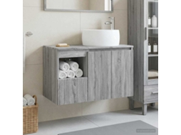 Vidaxl Conjunto De Móveis Para Banheiro 2 Unid. Sonoma Cinzento