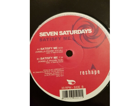Vinil Satisfy Me Dipiù