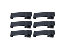 6pcs Clips De Cinto Para Rádio Substituição Em Plástico Resistente Para Gp88 Gp88s Gp2000 Gp300 Lts2000 Gtx800 Gtx900 Ct150 Ct250