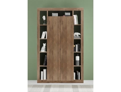 Aparador/Biblioteca 2 Portas Lancaster Carvalho Mel AQA DESIGN