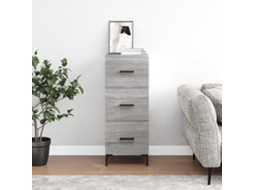 Aparador 34,5x34x90 cm Derivados de Madera Gris Sonoma