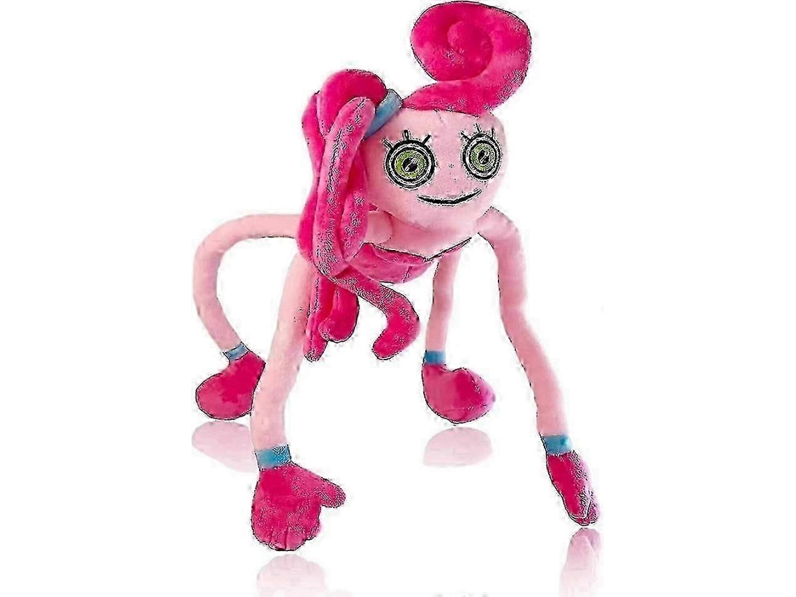 Pelúcia Monstro Pernas Longas Rosa 45cm, Macia, Para Presente E Decoração