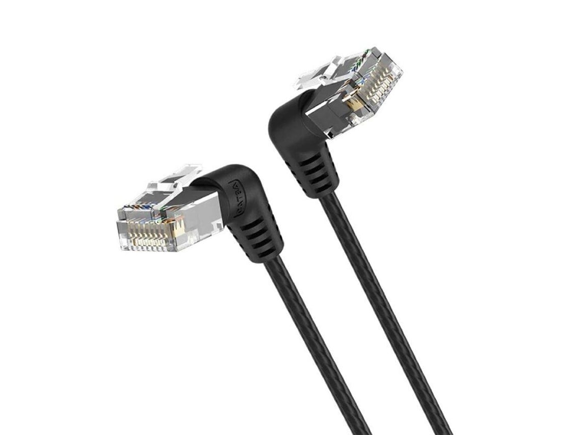 Cabo de Rede Rj45 Utp VENTION Ibobf Cat.6A/ 1M/ Preto