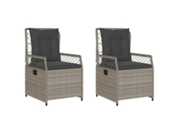 Reclining Garden Chair, Reclining Garden Chairs Vidaxl Cinzeto Rattan / Vime (n/a)