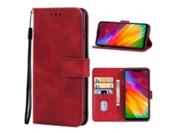 Capa De Couro Para Lg G7 Fit