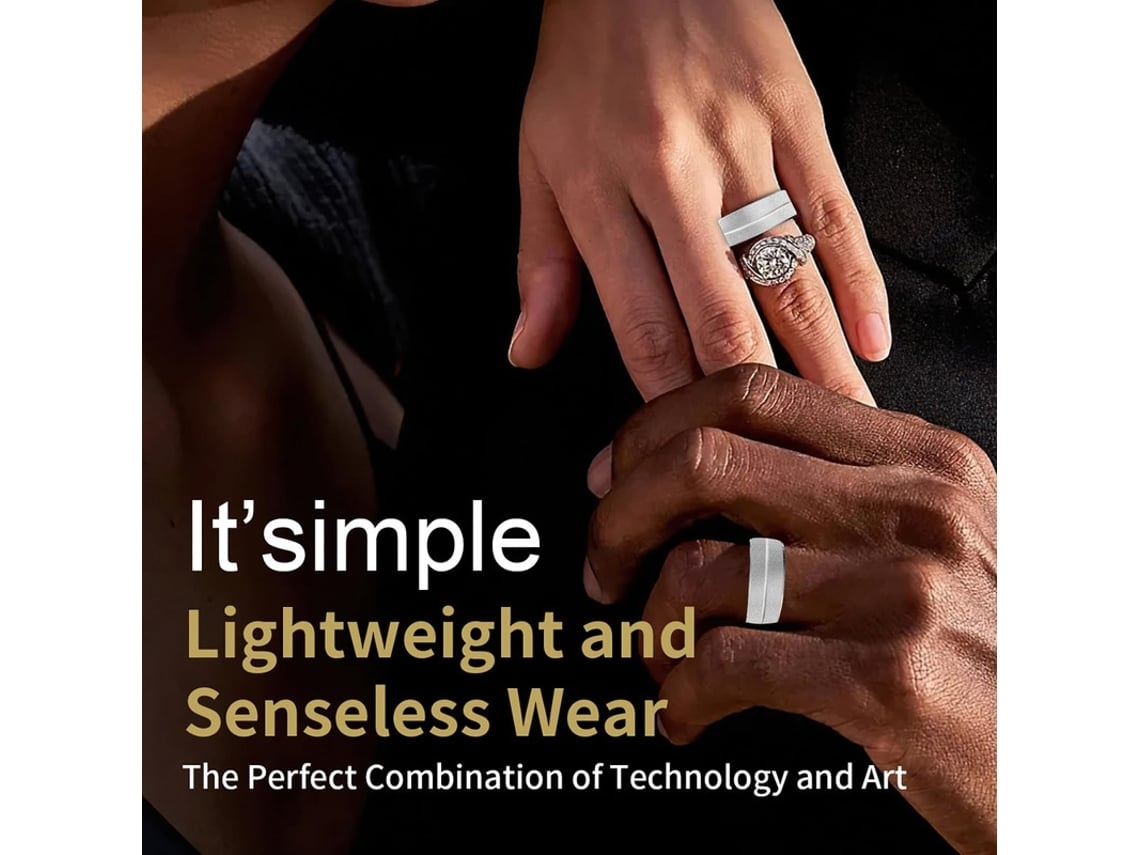 Smart Ring NISSGU X1 Rastreador de Saúde 6# Prata