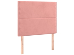 Cabeceira Rosa 100x5x118/128 Cm Veludo MAISON EXCLUSIVE