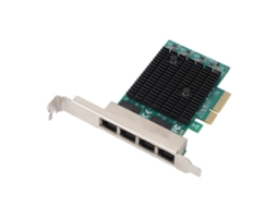 Adaptador De Ethernet 2.5g Com 4 Portas Pcie 8125b Placa De Rede Gigabit Para Pc Desktop