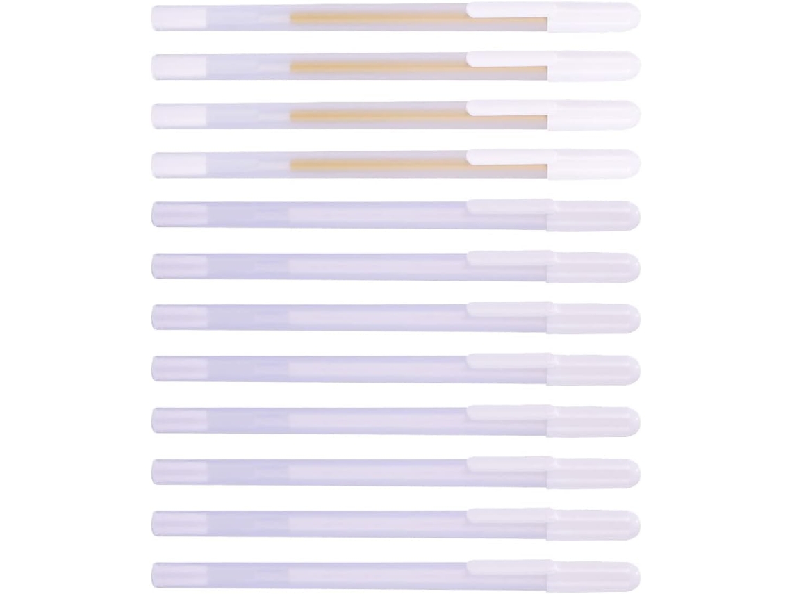 Conjunto De 12 Peças Com Marcadores Finos, Canetas Tinta Gel, Lápis E