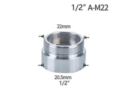 2026 conector de Válvula de Água 1/2 para M16 M18 M20 M22 M24 M28 Retoque Adaptador de Torneira para Cozinha Banheiro