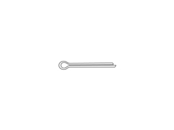Chaveta de Ferro ½ CHEMITOOL Cana DIN 94 5x40 A2