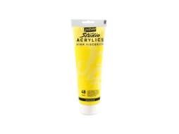 Tinta Acrílica PÉBÉO (Opaca - Amarelo Primário - 250ml)