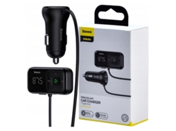 Transmissor FM MP3 Baseus com carregador de carro para celulares Android