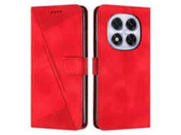 Capa De Celular Dream Triangle Em Couro Com Cordão Longo Para Redmi Note 14 Pro 5g Global