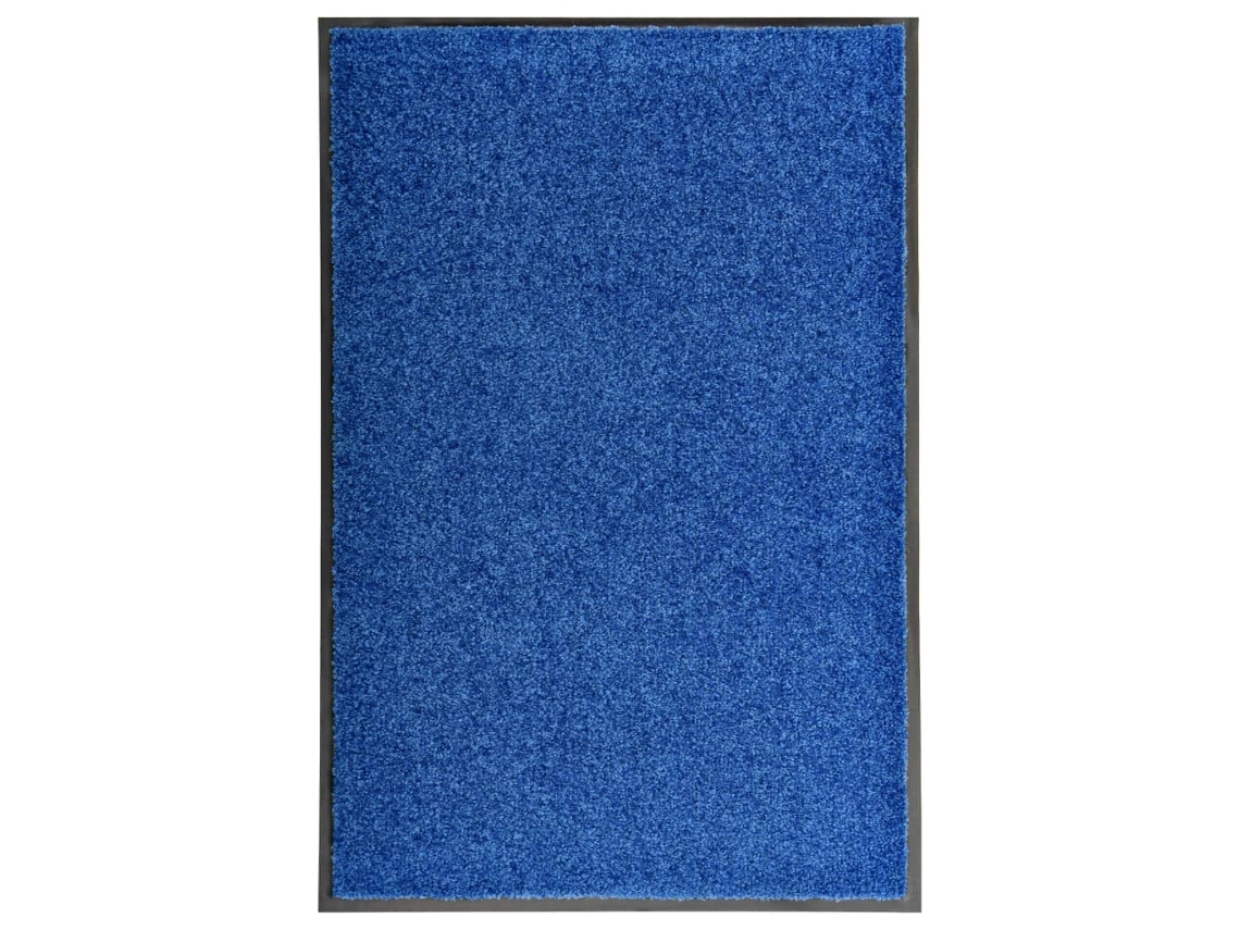 Door Mat, Door Mats Vidaxl Azul Tecido (60 X 90 Cm)