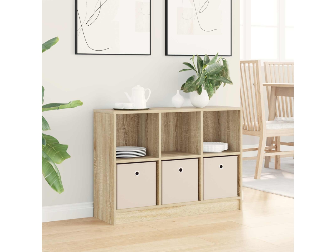 Vidaxl Buffet Com Gaveta Carvalho Sonoma 88,5 X 27,5 X 63,5 Cm