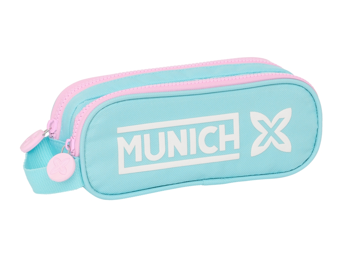 Estojo duplo Munich Heaven 21 x 8 x 6 cm. SAFTA