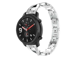 Bracelete Garmin Forerunner 735Xt Pulseira Aço Diamond Prateado