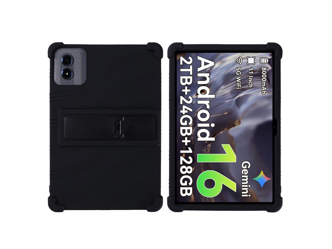 Capa Para Tabwee T50 11 Polegadas Com Suporte Resistente A Impactos Henten Home Preto
