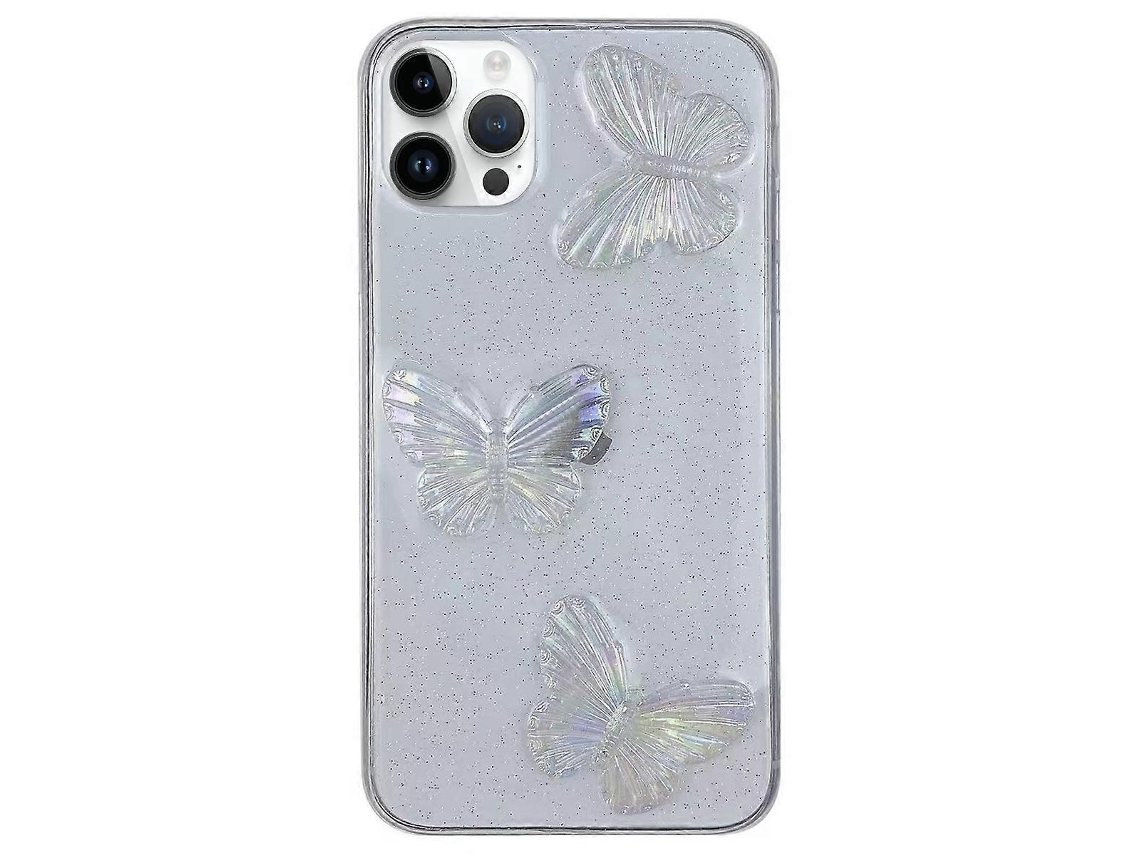 Capa De Celular Butterfly Tpu Para Iphone 15 Pro