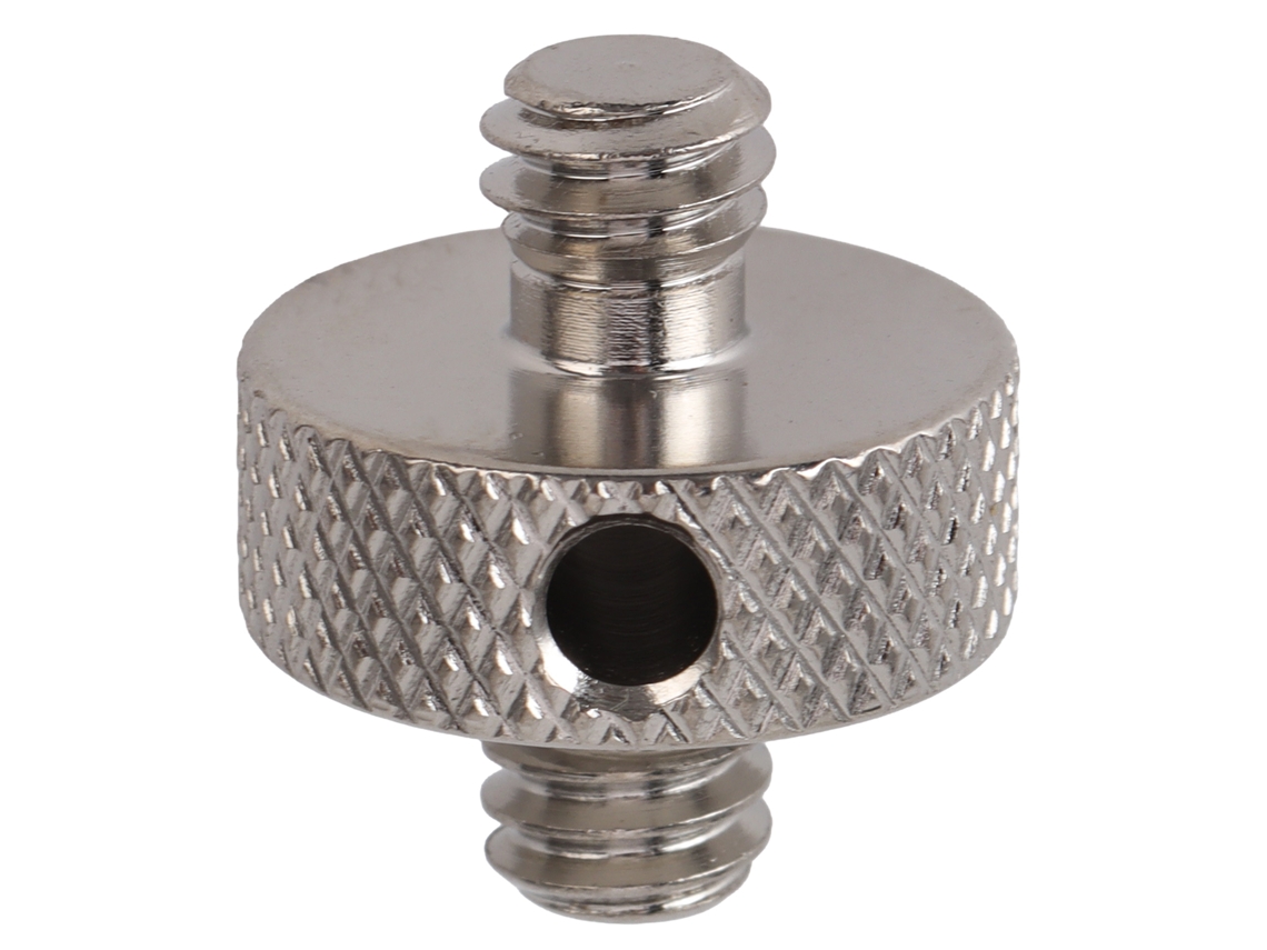 Adaptador de rosca macho de 1/4" para rosca macho de 1/4" para câmera, rosca dupla macho, adaptador de rosca macho de 1/4"