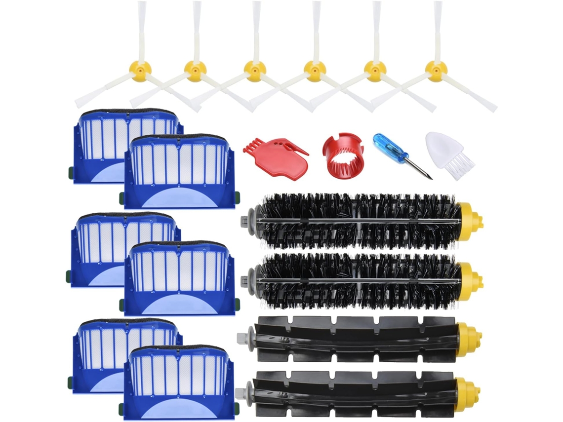 Kit De Peças De Reposição Para Irobot As Séries 600 694 675 655 680 /séries 500 595 585 Acessórios Aspirador Robô (20 Peças) Cuich