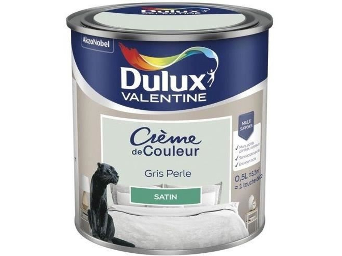 Creme De Cor Acetin Dulux Valentine 0,5 L Cinza Pérola Ducastel