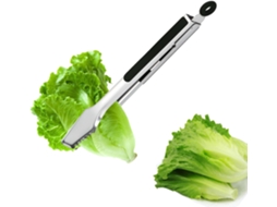 Pinça Para Grelhar Churrasco De Aço Inoxidável Utensílio Cozinha Resistente Ao Calor Carnes, Torradas E Ovos Cozidos