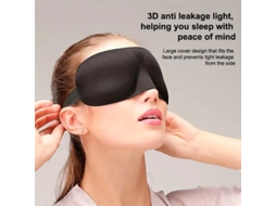Azulkaload Esponja Mágica Estereoscópica 3d Para Dormir Os Olhos Com Memória Respirável E Com Proteção Preta Para Sono Rápido Em Viagens Ao Ar Livre
