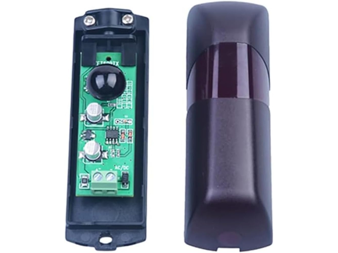 Conjunto de dois detectores infravermelhos automáticos para portas de garagem/portas de correr/batentes.