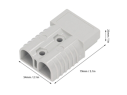 Conector De Bateria Rápido 175a 600v Com Capa De Proteção