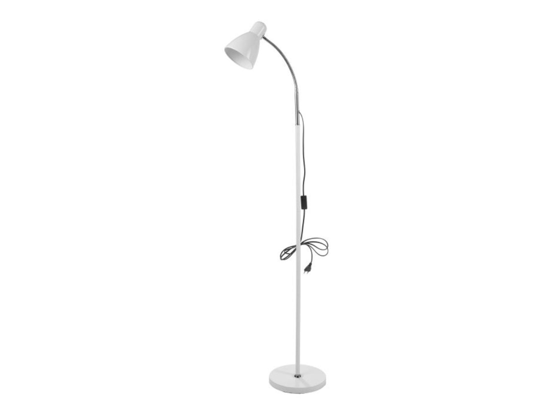 Luminária De Pé Led 20w 160cm Branca Virone