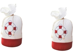 Conjunto De 2 Batentes Porta Decorativos Em Estilo Mediterrâneo Com Efeito Colisão Areia,