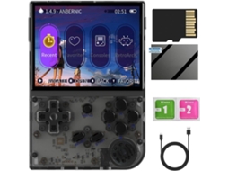 Console Portátil Retrô com Mais de 5.500 Títulos Clássicos, Tela Ips de 3,5 Polegadas, 64gb AQUAFORGE