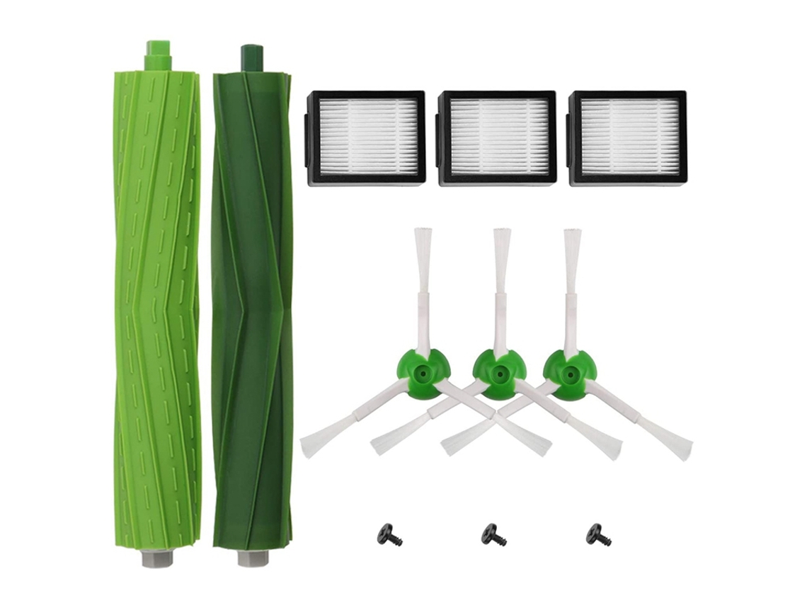 Kit de acessórios de reabastecimento de 8 peças para Irobot Roomba I7 I7/I7 Plus E5 E6 E7 Series Vácuo robótico