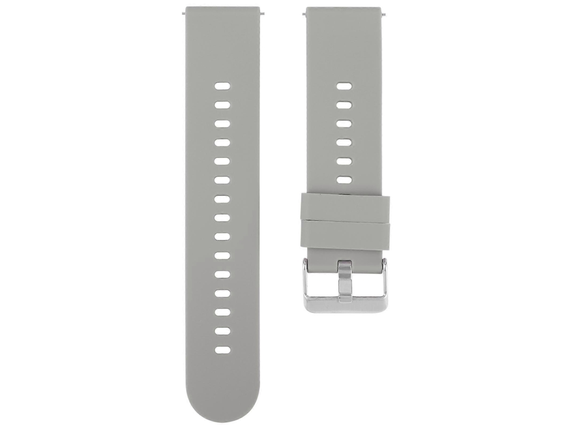 Pulseira De Silicone Para Relógio Com Fivela De Aço De Cor Sólida