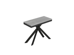 Consola Extensível 90X40/300 Cm Estrutura em Betão Antracite Saki Evolution ITAMOBY