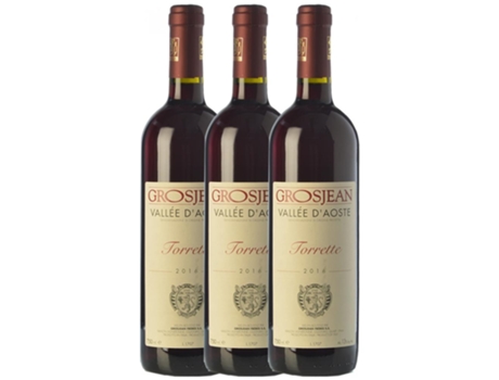 Vinho GROSJEAN Grosjean Torrette Valle D'Aosta (0.75 L - 3 unidades)