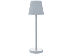 Candeeiro de Mesa com Luzes Led Candeeiro de Mesa Sem Fios Recarregável por Usb c 3 Cores 11.2x36.5cm Branco