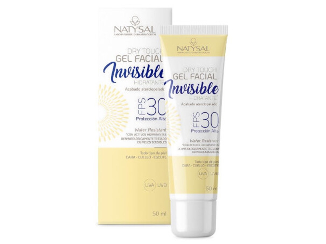 Gel Facial Invisível FPS 30 50 ml Natysal