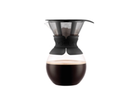 Cafeteira Vidro com Filtro e Manga Plástico 1L Pour Over BODUM 1 un