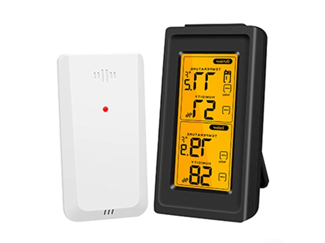 Termômetro E Higrômetro Zoegneer Com Display Digital Eletrônico, Sem Fio, Inteligente E Com Wi Fi, Com Sensor