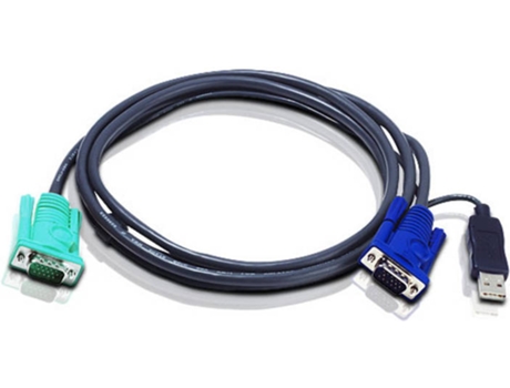 Cabo Kvm Vga Macho / Usb Macho -  Sphd15-g