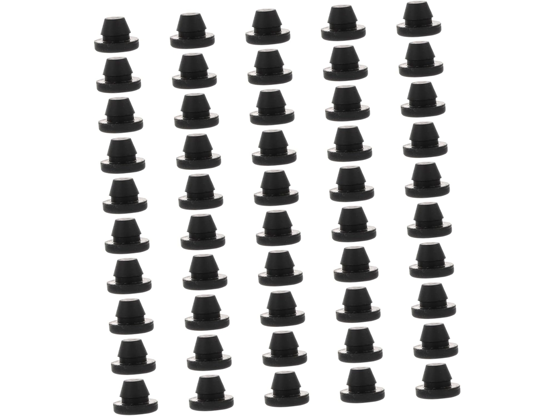 Conjunto De 50 Protetores Silicone Para Pés Mesa E Cadeira, Resistentes A Altas Temperaturas, Com Formato Cônico