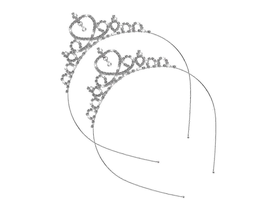 Tiara De Princesa Com Strass E Pérolas, Para Meninas, Casamentos, Festas E Presentes De Natal