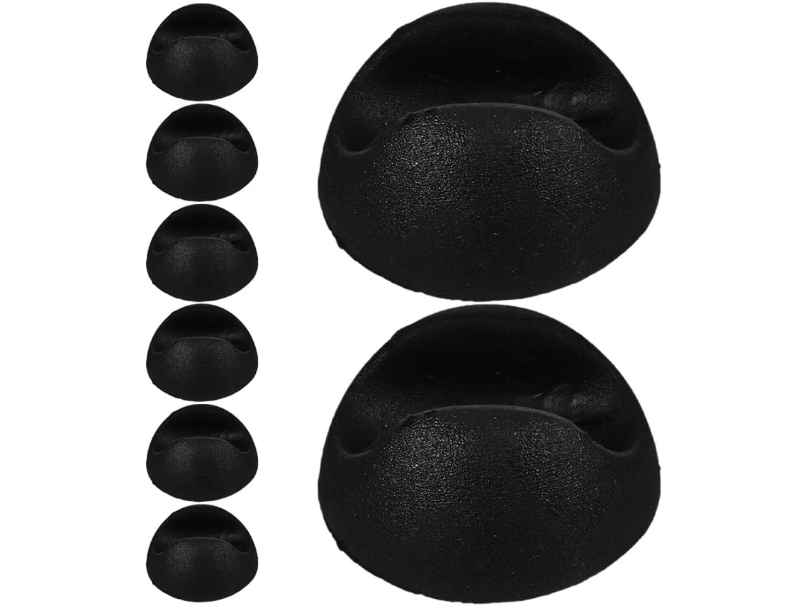Conjunto De 8 Protetores Pés Móveis Com Design Antiderrapante Em Pvc Hemisférico Para Proteger O Piso Mesas E Cadeiras