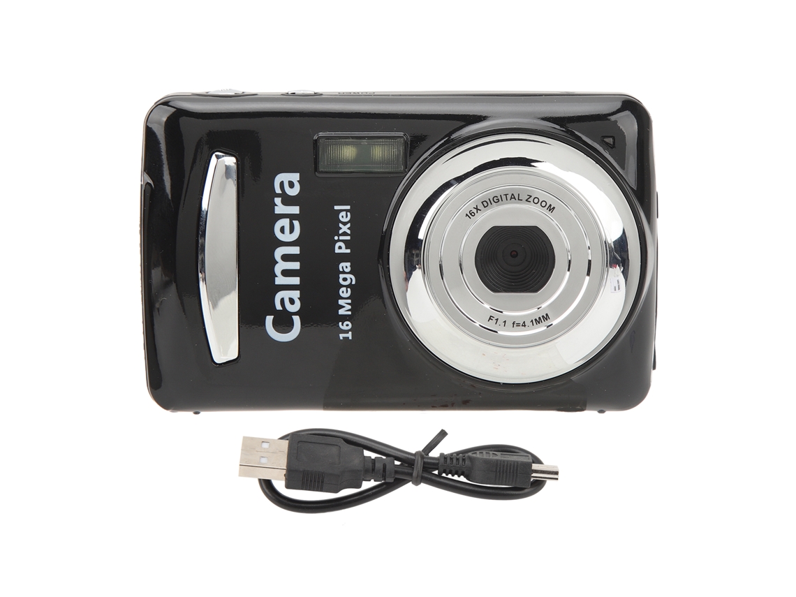 Mali câmera Digital Xj03 com Tela Tft 2.4 Polegadas 16x Zoom Hd 1080p para Iniciantes Fotografia com Microfone Integrado