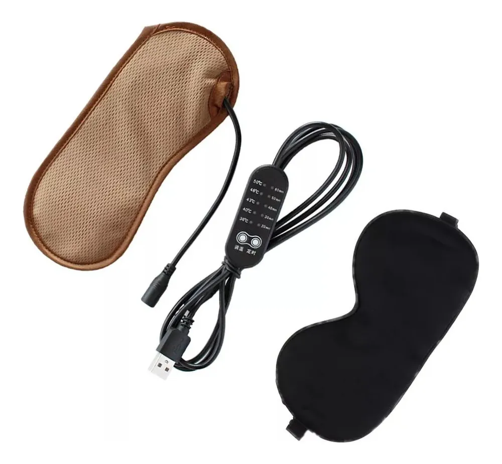  Máscara de compressa térmica USB para olhos Secosslowmoose