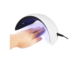 Lâmpada De Esmalte De Unha Profissional 36w Secadora Rápida Com Luz Led/uv Para Manicure (branco)