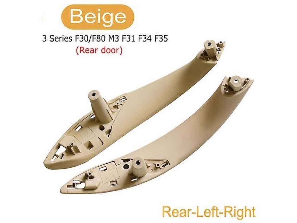 Capa De Moldura Interna Da Porta Para Bmw Série 3 F30 F31 2014-2018 Acessório Carro 51417279312 Beige-2 Peças-traseira